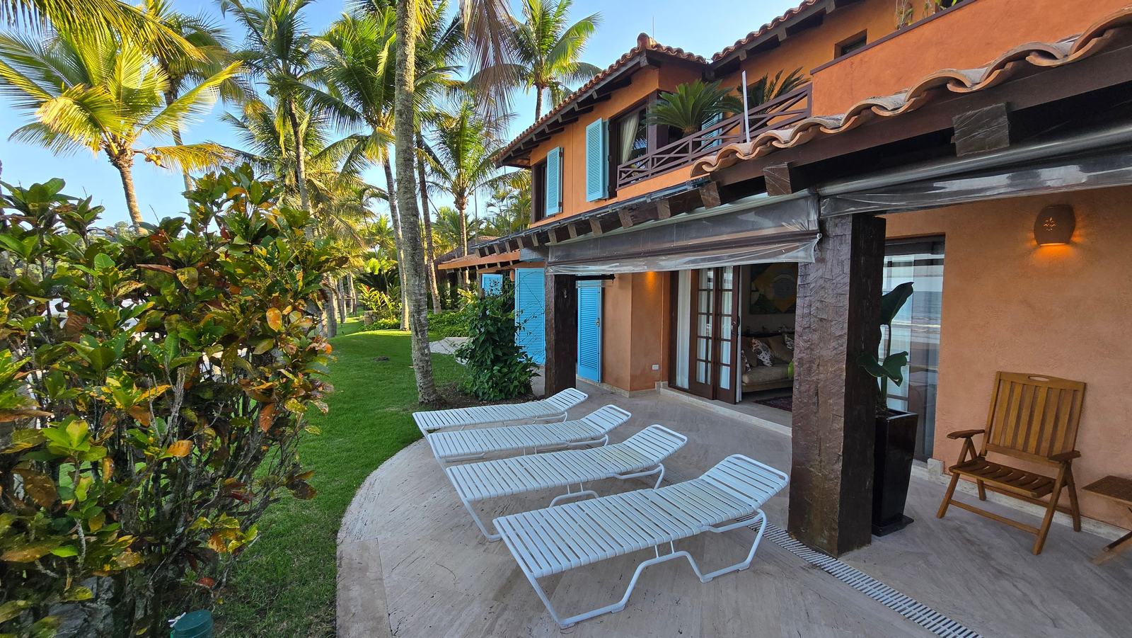 Área externa 11 — Iporanga, Guarujá, para locação, Casa