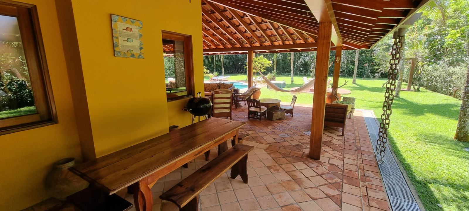 Área externa 8 — Iporanga, Guarujá, para locação, Casa