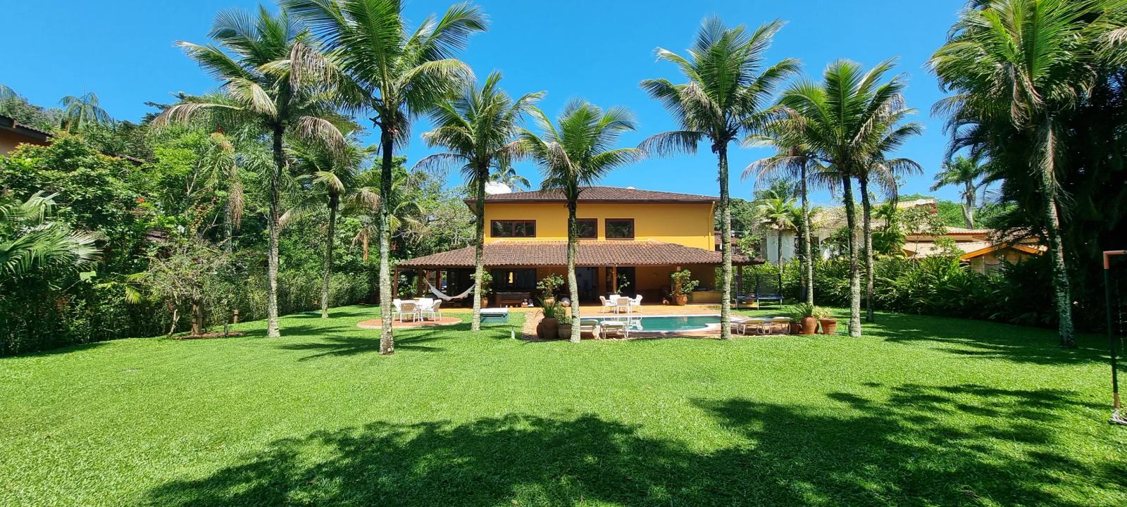 Área externa 17 — Iporanga, Guarujá, para locação, Casa