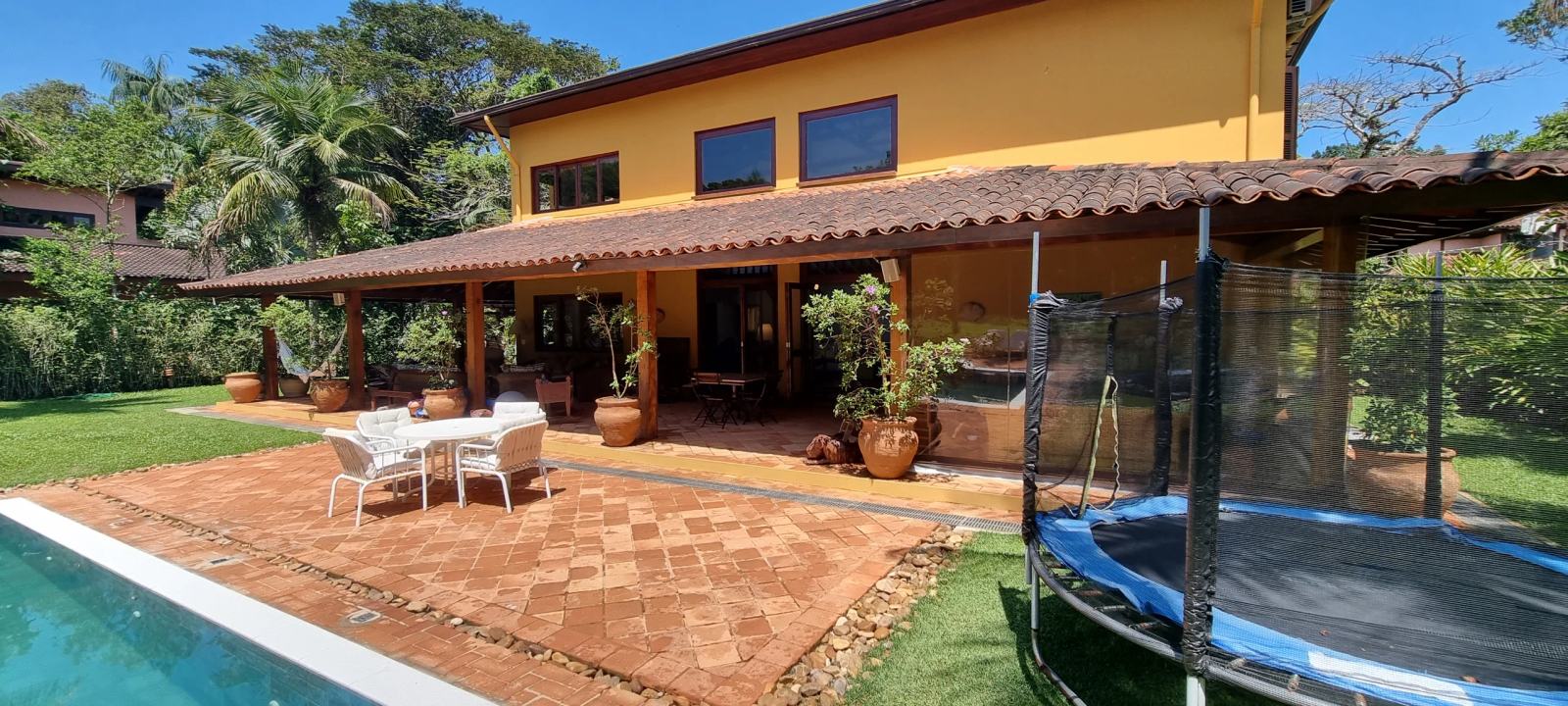 Área externa 6 — Iporanga, Guarujá, para locação, Casa