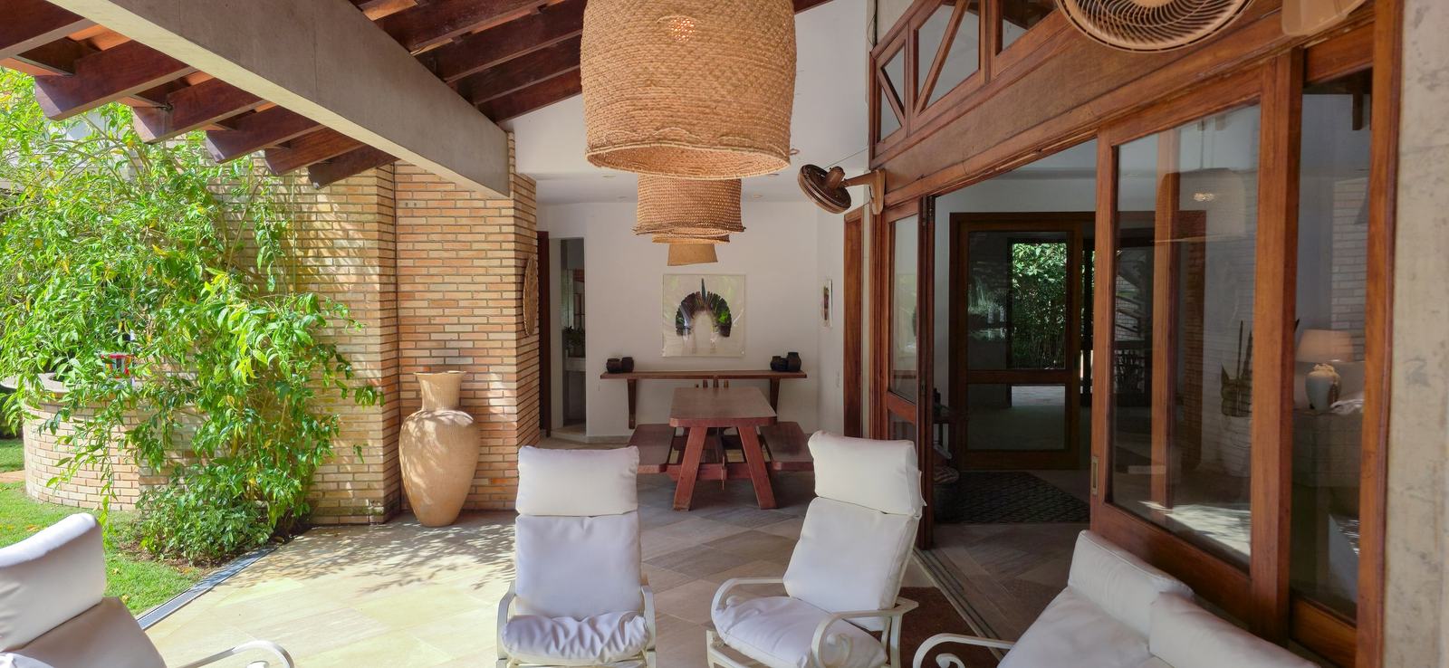 Área externa 20 — Iporanga, Guarujá, para locação, Casa