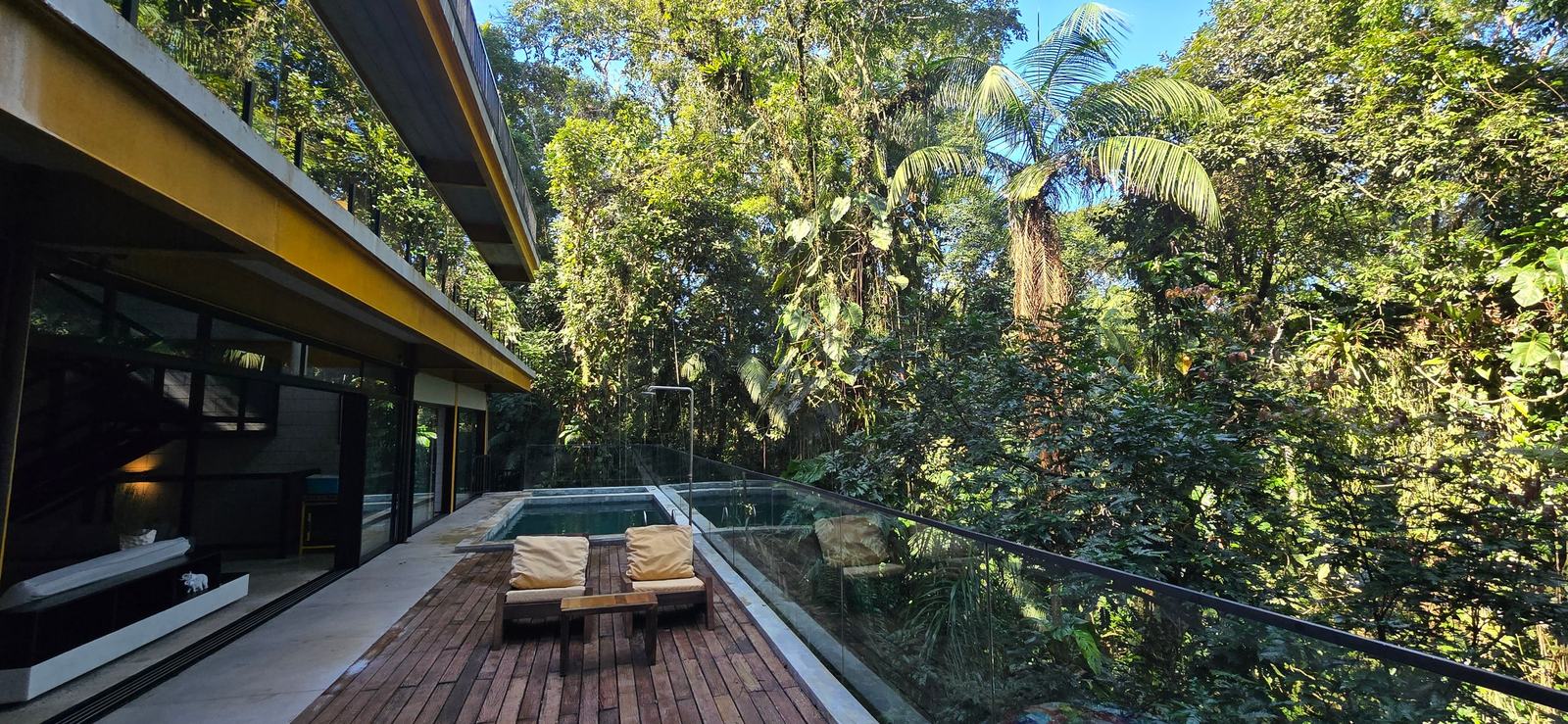Área externa 11 — Iporanga, Guarujá, para locação, Casa