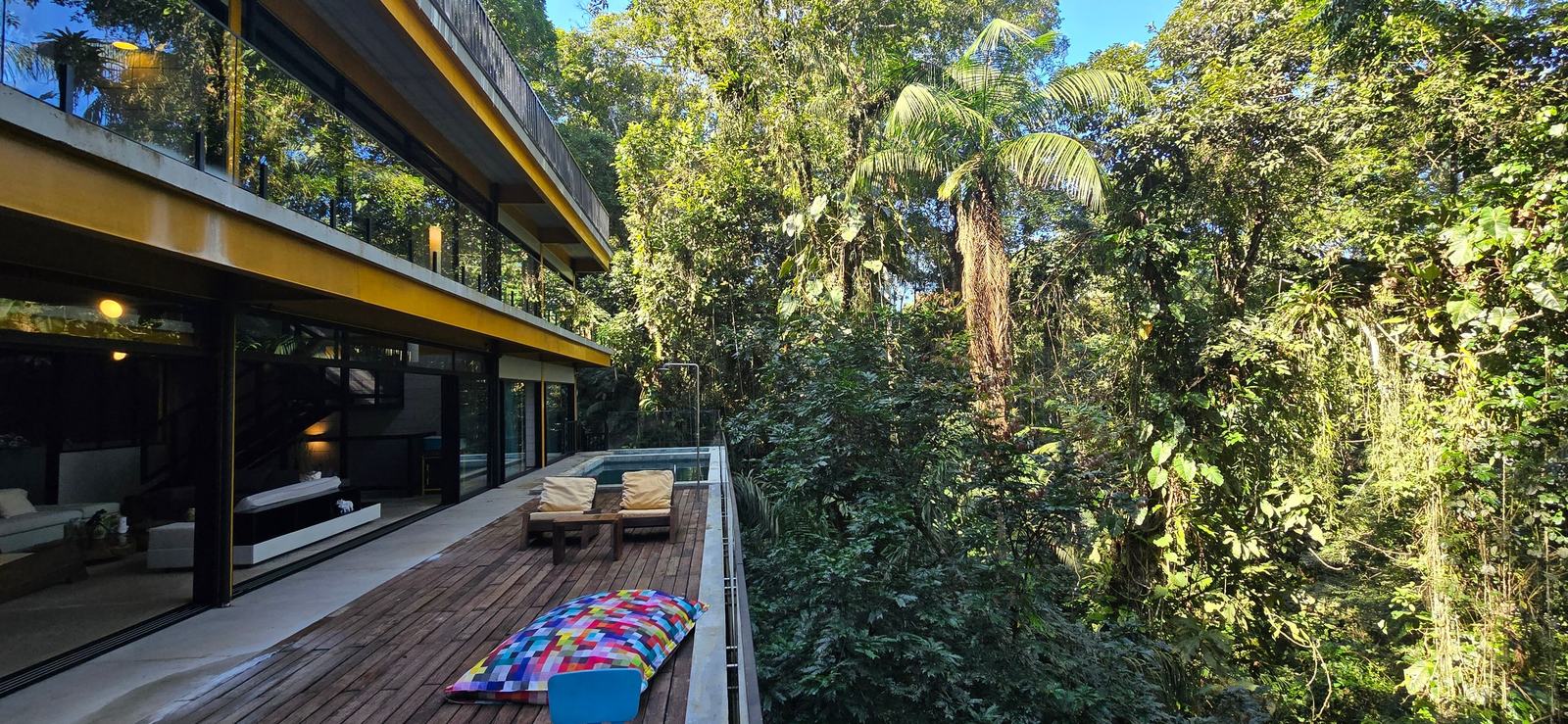Área externa 1 — Iporanga, Guarujá, para locação, Casa