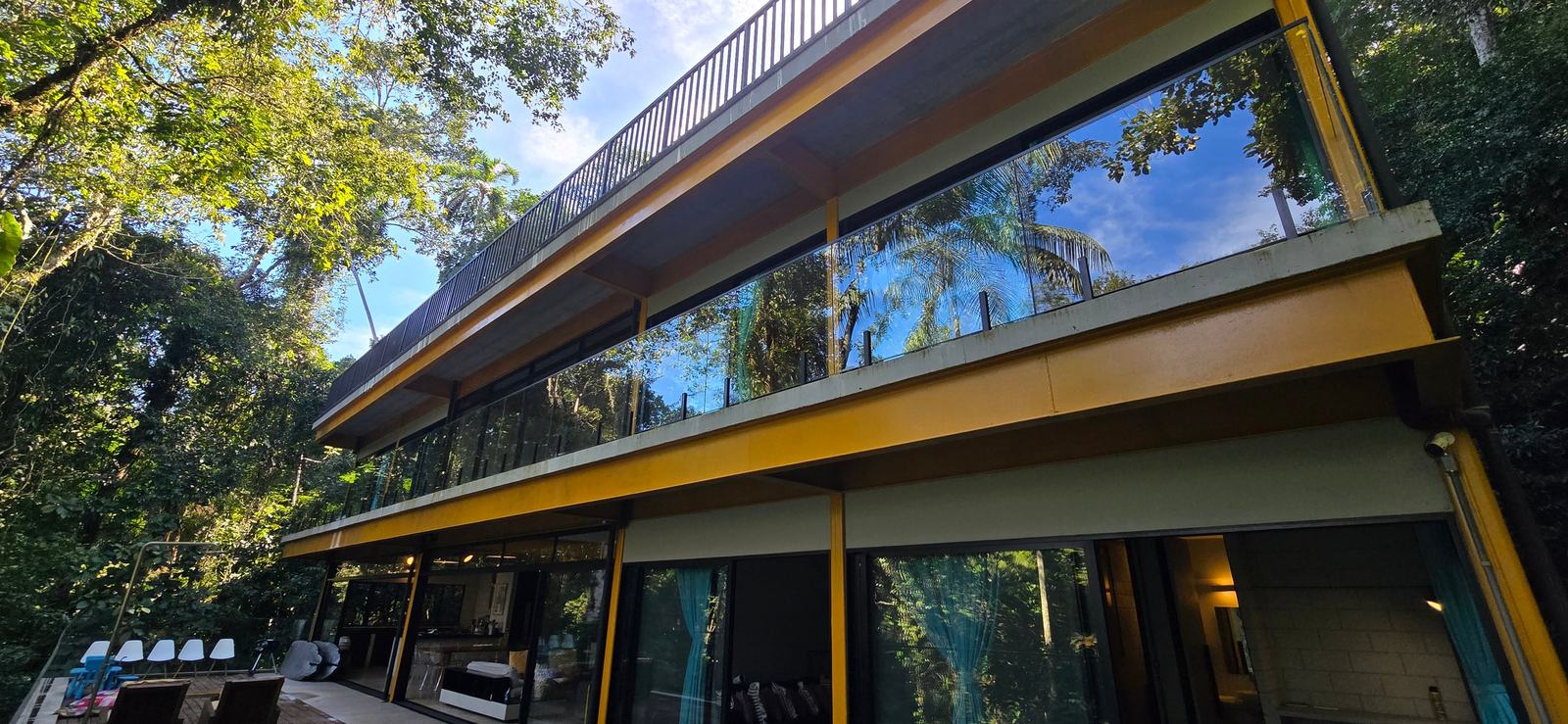 Área externa 4 — Iporanga, Guarujá, para locação, Casa