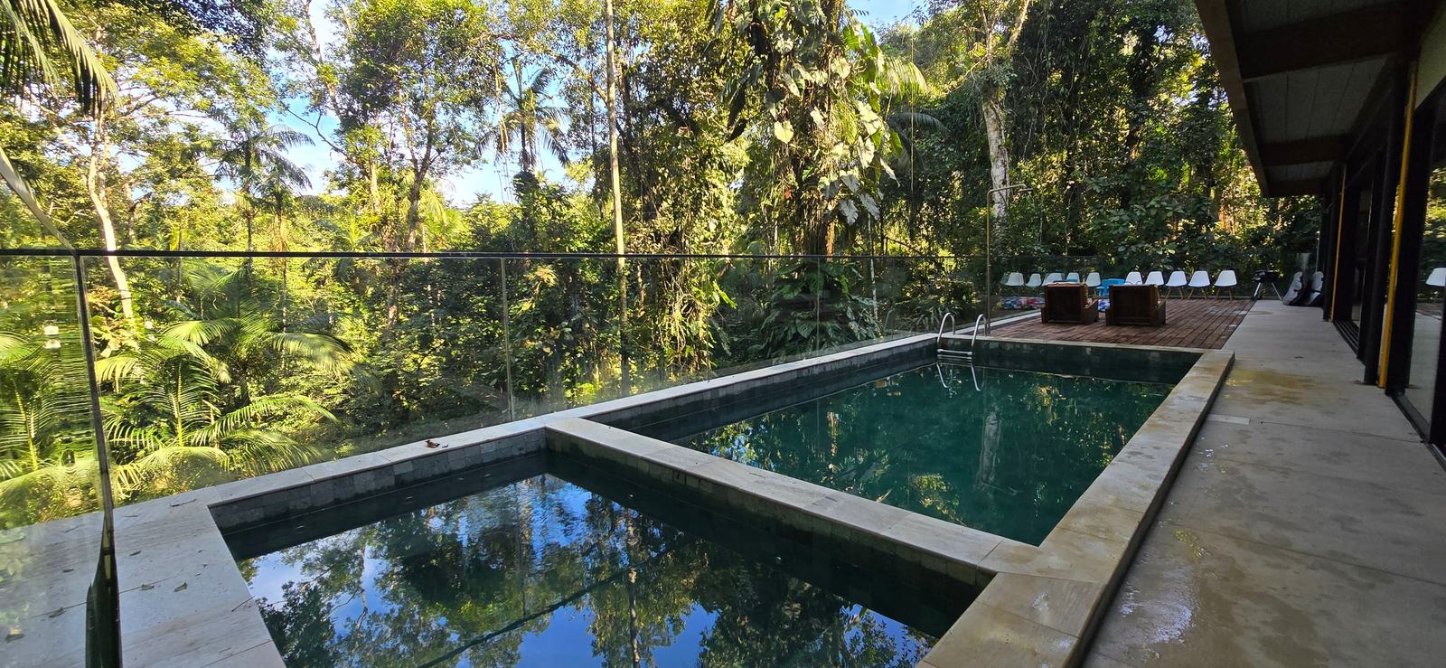 Área externa 7 — Iporanga, Guarujá, para locação, Casa