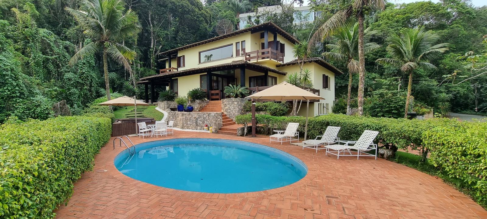 Área externa 6 — Iporanga, Guarujá, à venda e para locação, Casa