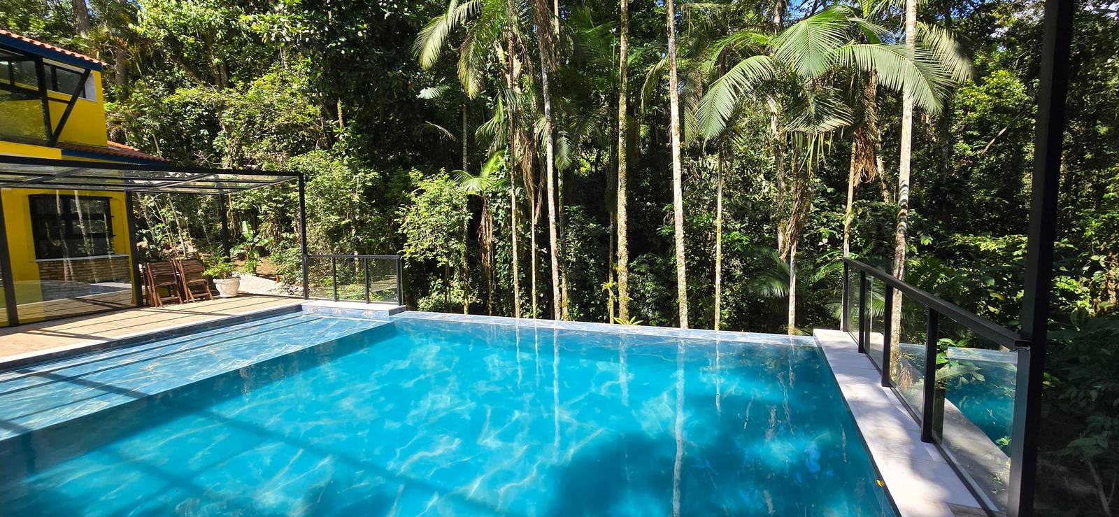 Área externa 6 — Iporanga, Guarujá, para locação, Casa