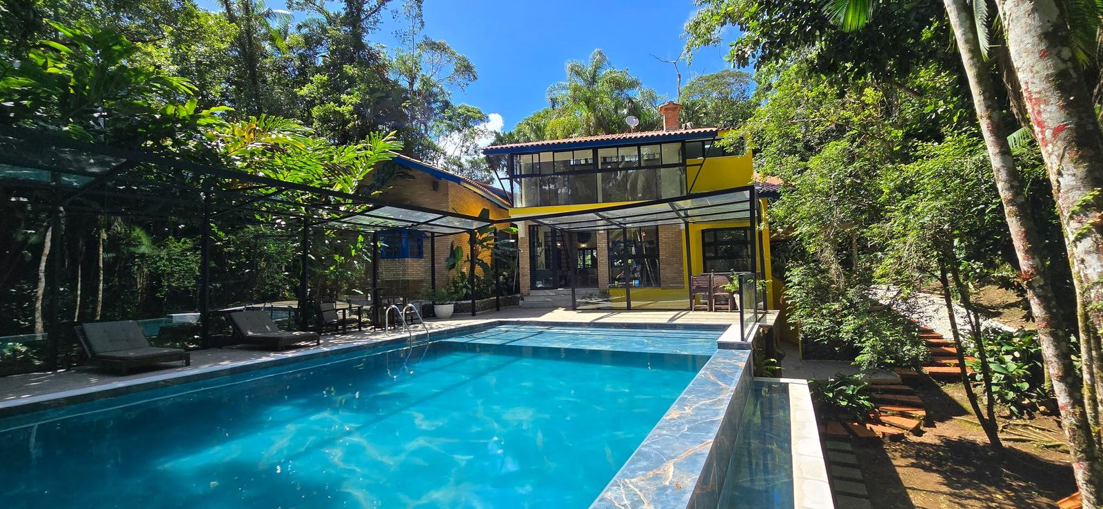 Fachada — Iporanga, Guarujá, para locação, Casa
