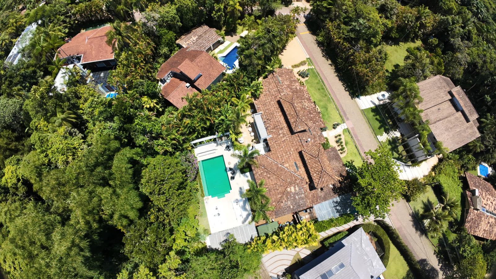 Vista aérea — Iporanga, Guarujá, à venda, Casa