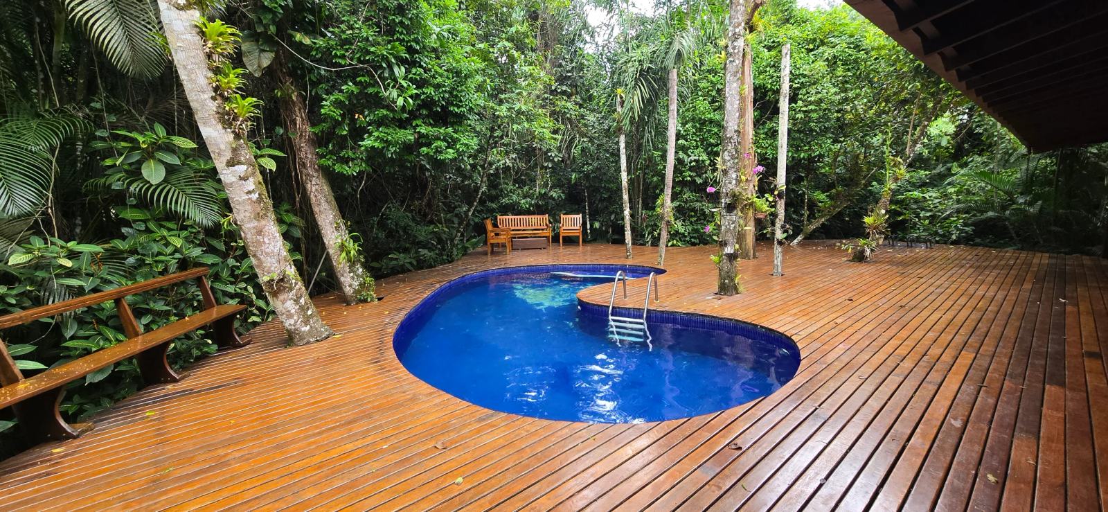 Área externa 4 — Iporanga, Guarujá, para locação, Casa