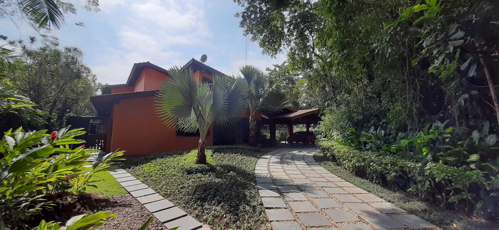 Área externa 17 — Iporanga, Guarujá, para locação, Casa