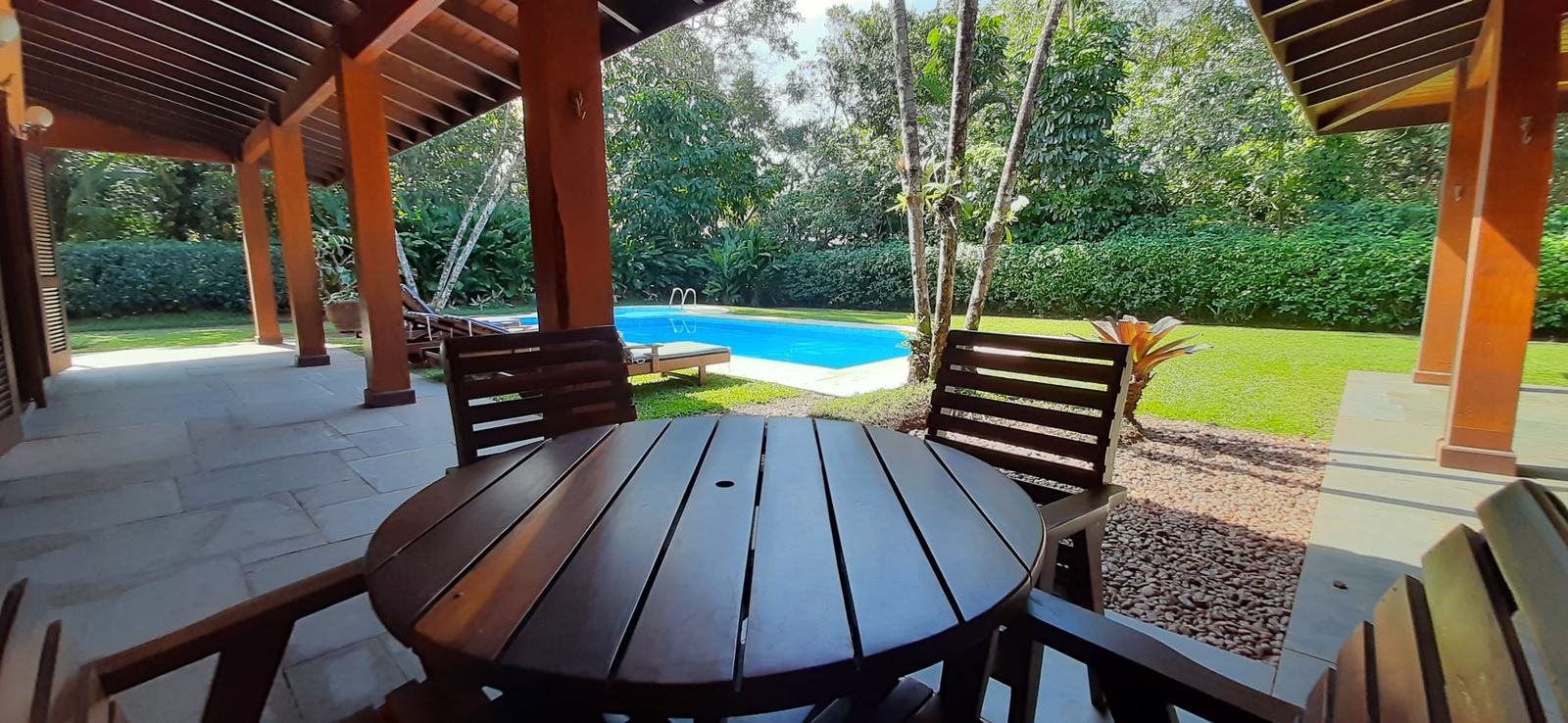 Área externa 8 — Iporanga, Guarujá, para locação, Casa