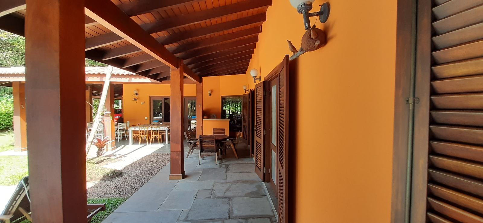 Área externa 10 — Iporanga, Guarujá, para locação, Casa
