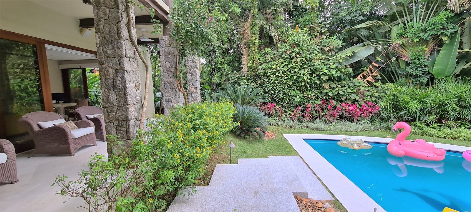 Área externa 8 — Iporanga, Guarujá, à venda e para locação, Casa