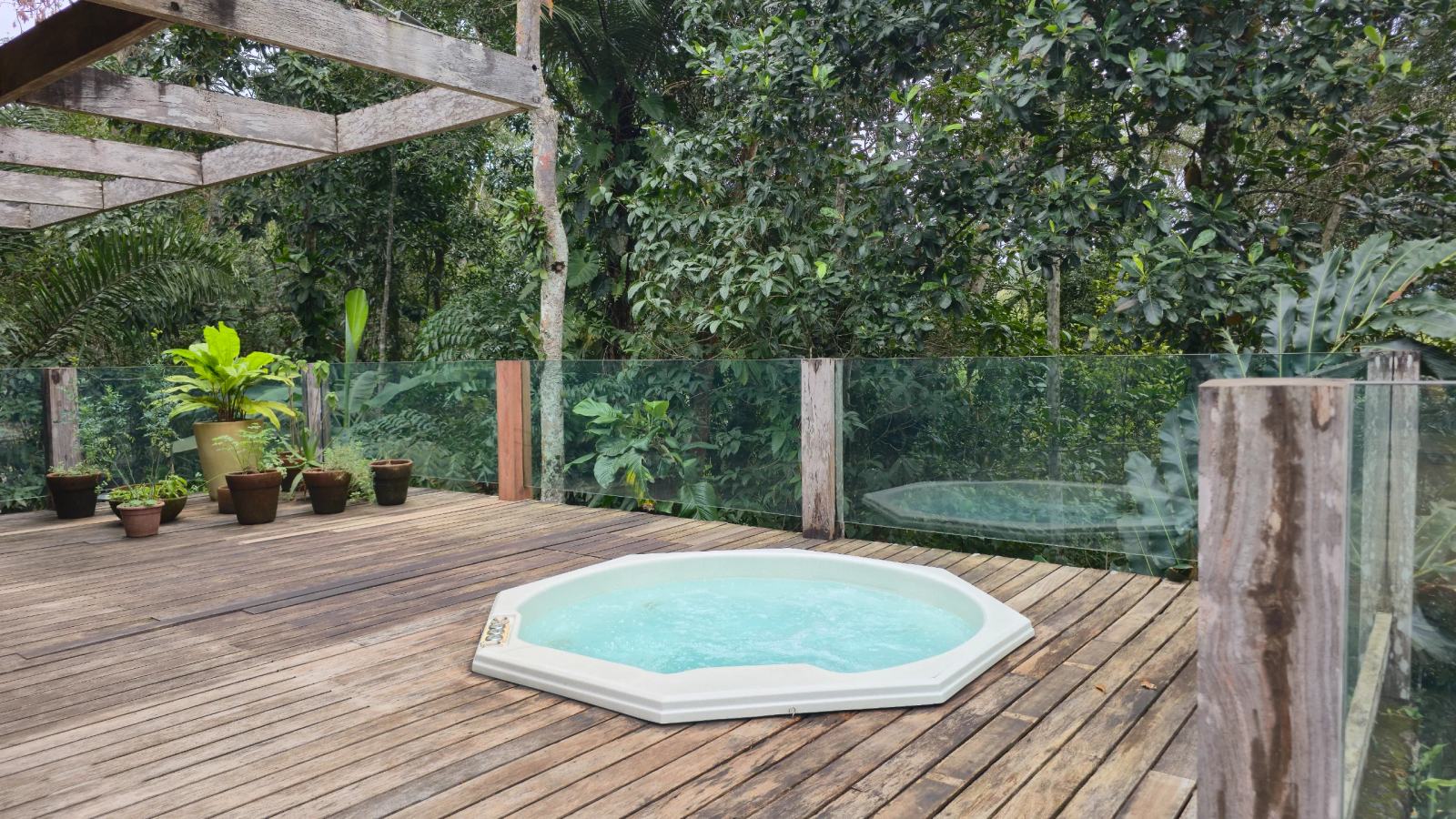 Área externa 6 — Iporanga, Guarujá, à venda e para locação, Casa