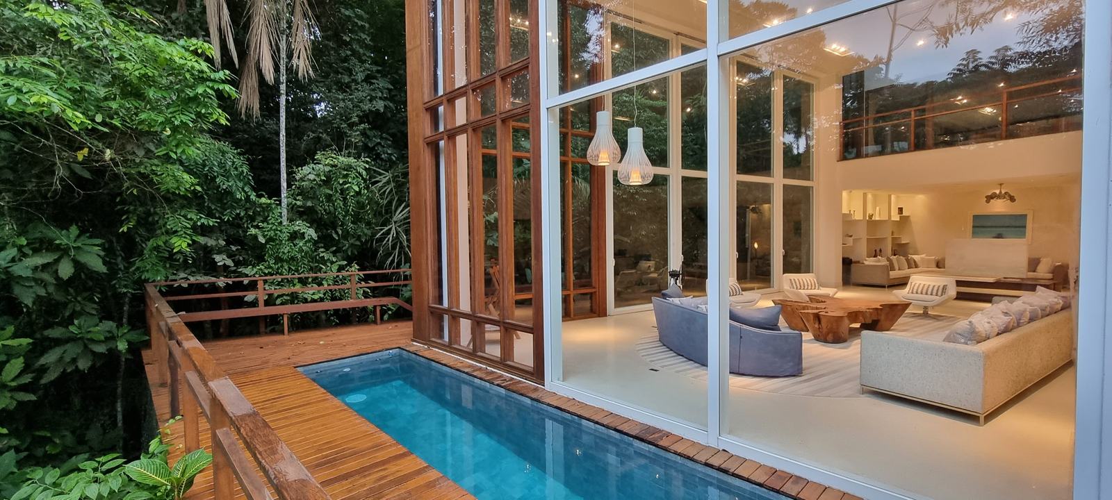 Área externa 2 — Iporanga, Guarujá, à venda e para locação, Casa