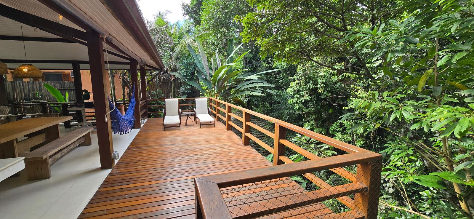Área externa 4 — Iporanga, Guarujá, para locação, Casa
