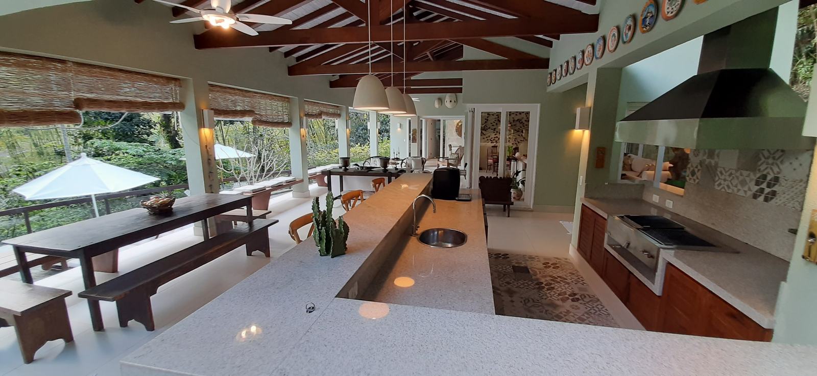 Área externa 6 — Iporanga, Guarujá, à venda e para locação, Casa