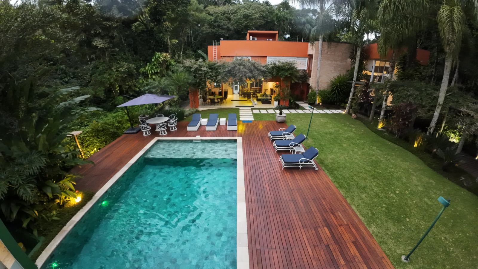 Vista aérea 15 — Iporanga, Guarujá, à venda, Casa