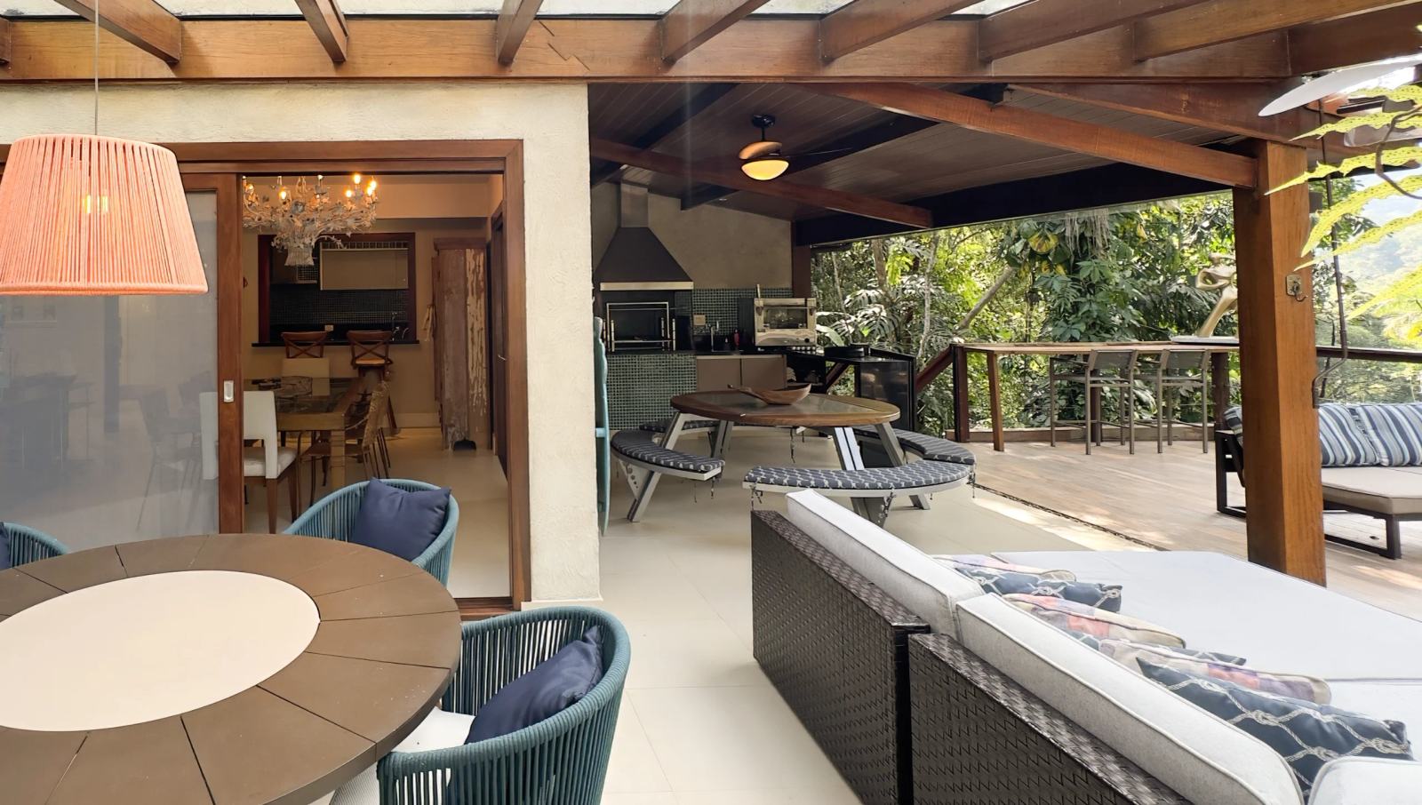 Área externa 3 — Iporanga, Guarujá, à venda e para locação, Casa