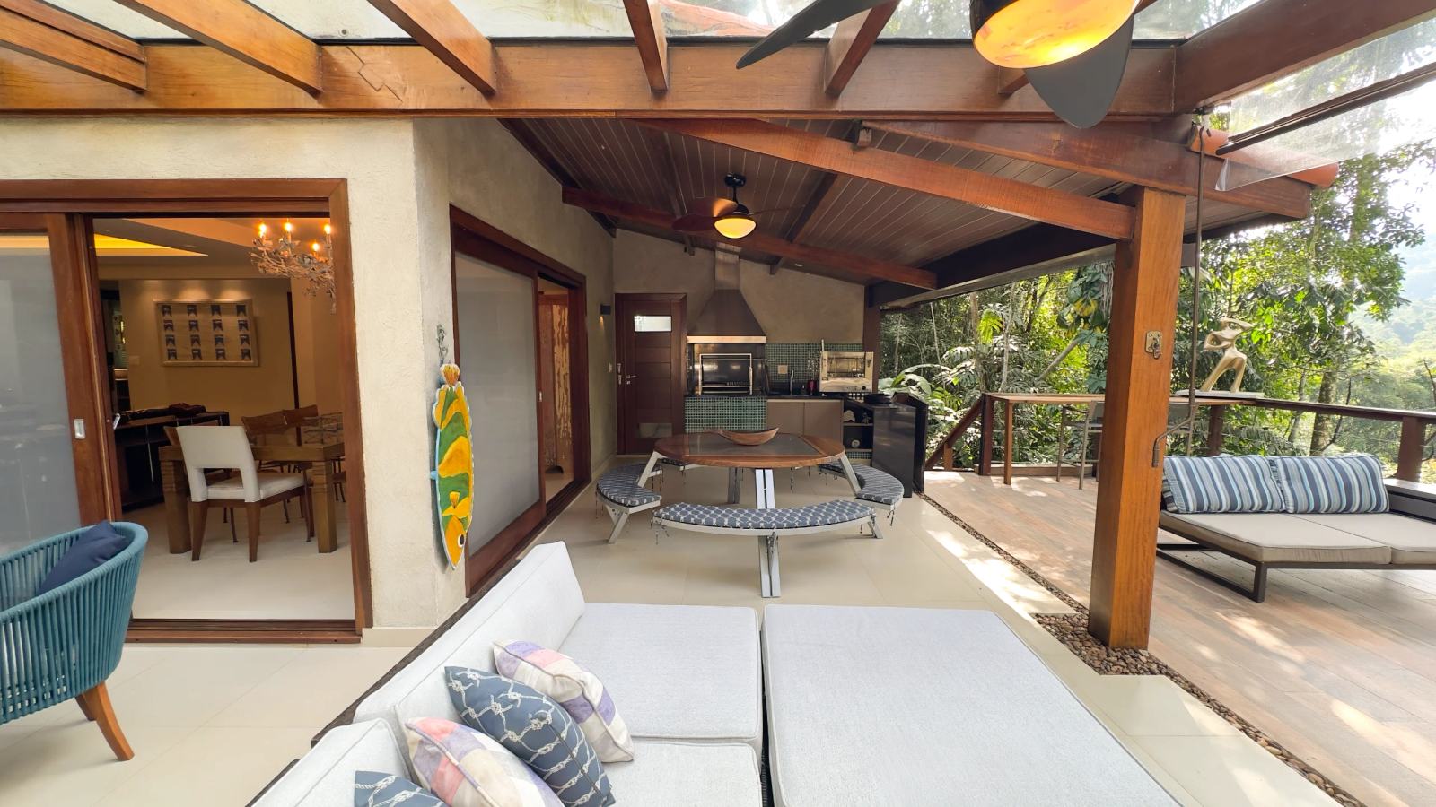 Área externa 8 — Iporanga, Guarujá, à venda e para locação, Casa