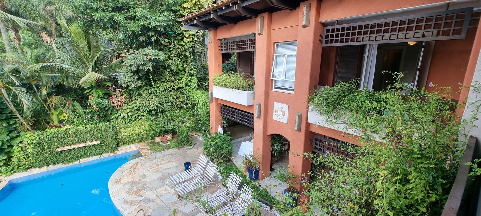 Área externa 6 — Iporanga, Guarujá, para locação, Casa