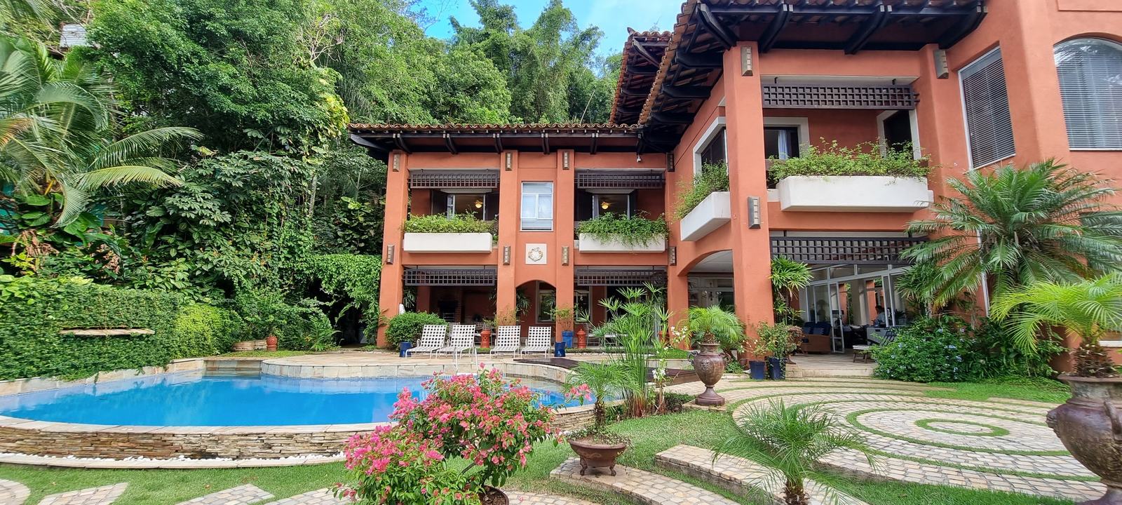 Área externa 3 — Iporanga, Guarujá, para locação, Casa