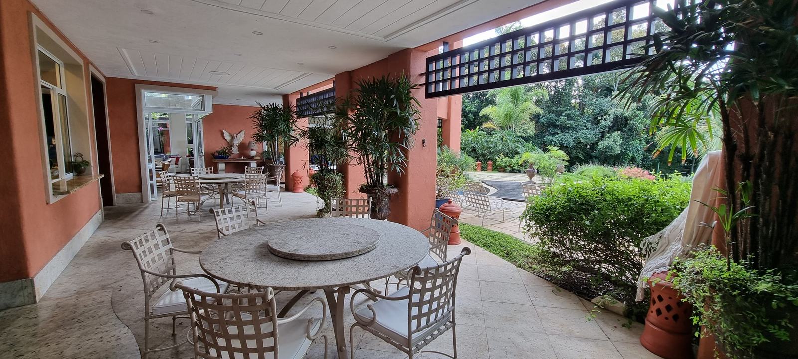 Área externa 10 — Iporanga, Guarujá, para locação, Casa