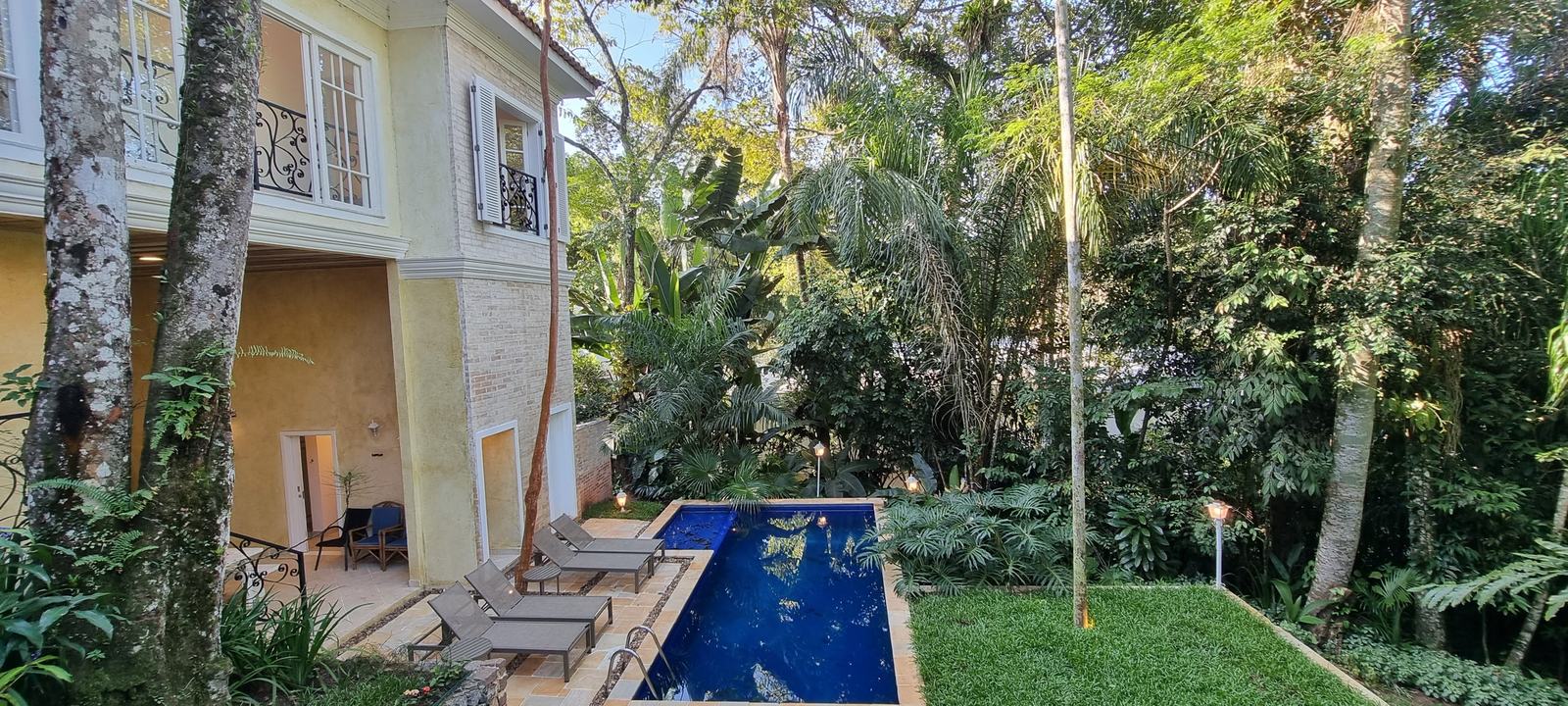 Área externa 22 — Iporanga, Guarujá, para locação, Casa