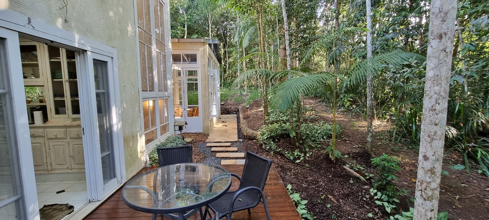 Área externa 20 — Iporanga, Guarujá, para locação, Casa