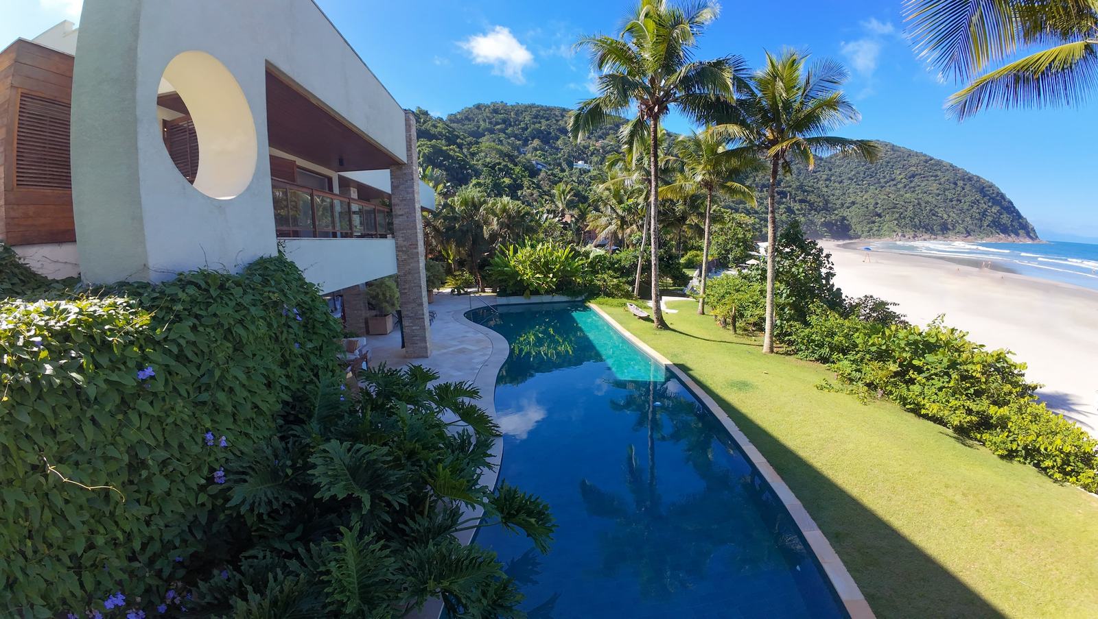Vista aérea 3 — Taguaíba, Guarujá, à venda, Casa