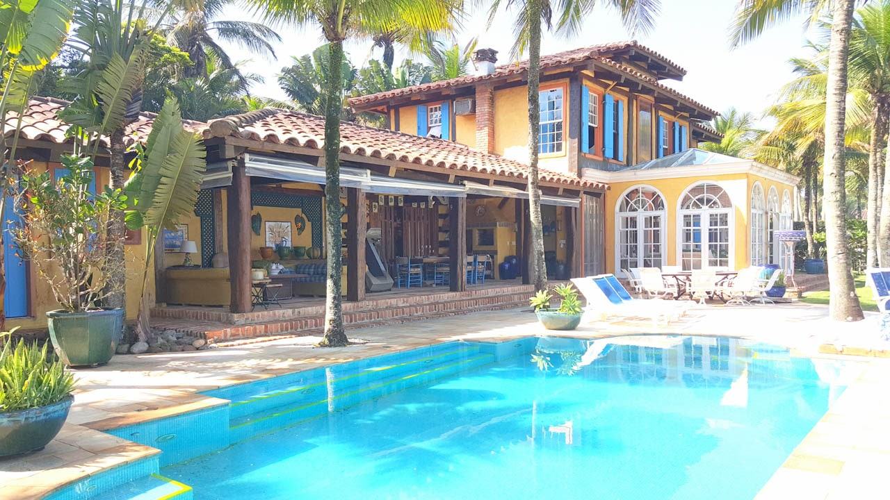 Área externa 5 — Iporanga, Guarujá, à venda e para locação, Casa