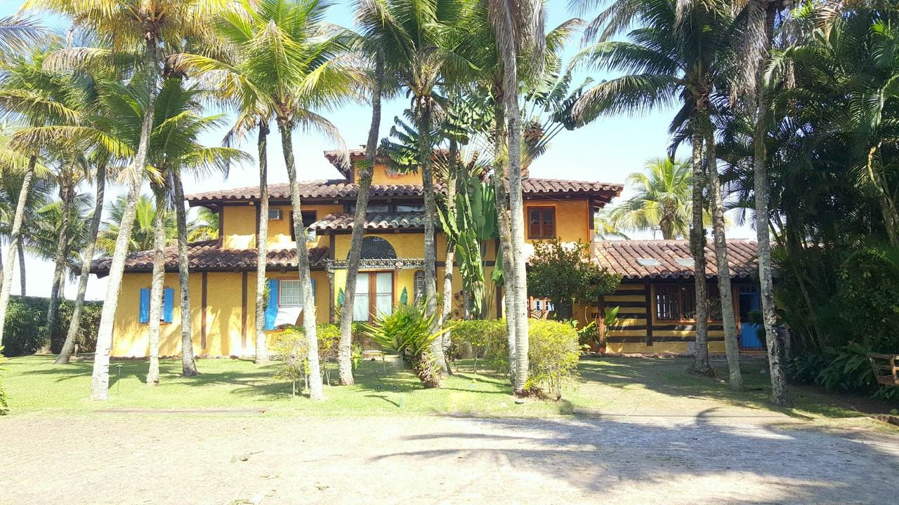 Área externa 1 — Iporanga, Guarujá, à venda e para locação, Casa