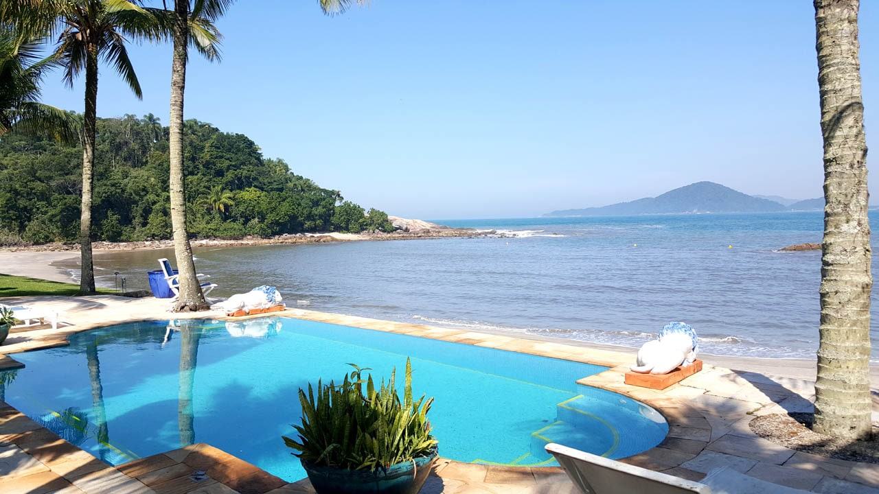 Área externa 8 — Iporanga, Guarujá, à venda e para locação, Casa