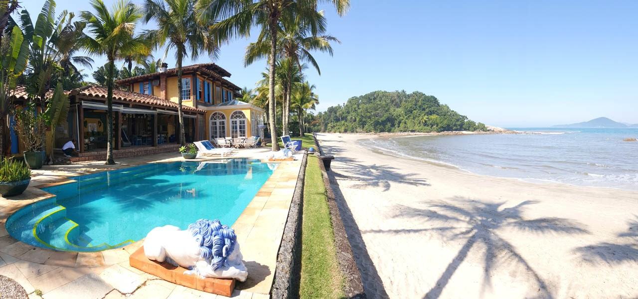 Área externa 6 — Iporanga, Guarujá, à venda e para locação, Casa